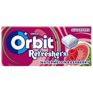 Orbit | Guma de mestecat fara zahar, cu aroma de pepene rosu si zmeura 17.9g