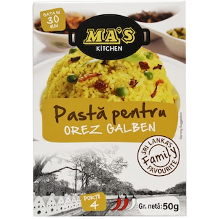 Ma's | Pasta pentru orez galben 50g