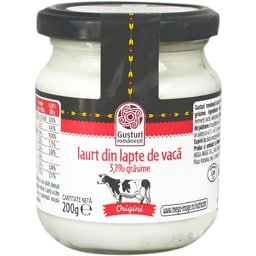 Iaurt din lapte de vaca 3.1% grasime 200g