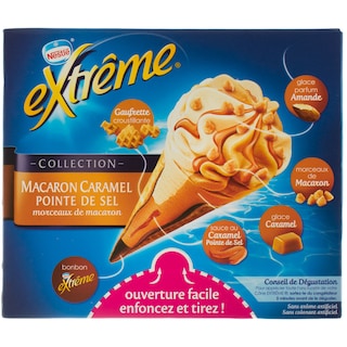 Nestle | Extreme | Inghetata cu caramel si macaron 396g