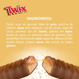 Twix | Baton cu biscuit si caramel invelit in ciocolata cu lapte 3x50g