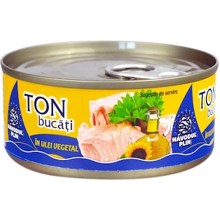 Navodul Plin | Ton bucati in ulei vegetal 160g