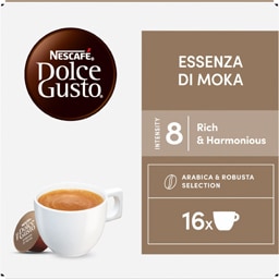 Nescafe | Dolce Gusto | Cafea Essenza di Moka, 16 capsule