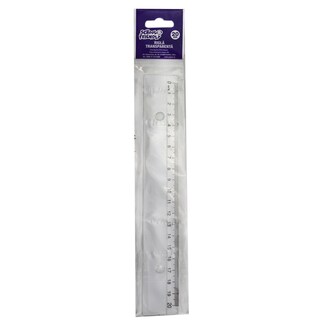 (bucata) | Rigla transparenta, 20cm