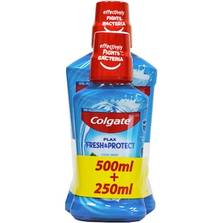Colgate | Pachet apa de gura Cool Mint 500+250ml