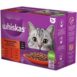 Whiskas | Hrana umeda pisici Mese Clasice in sos 12x85g