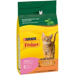Friskies | Hrana uscata pentru pisici Junior, cu pui si legume 1.5kg
