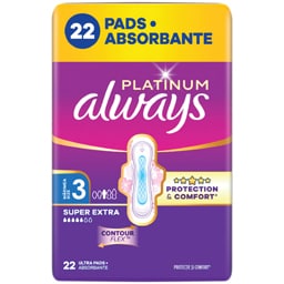 Always | Platinum | Absorbante marimea 3 Ultra Night, 22 bucati