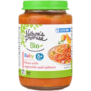 Nature's Promise Bio Baby | Paste cu legume si somon 8+ luni 190g
