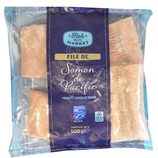Fish Market | File de somon de Pacific, congelat 500g