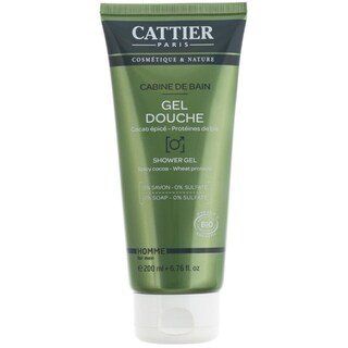 Cattier | Gel de dus bio pentru barbati, cu cacao 200ml