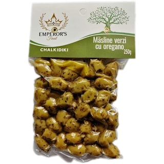 Emperor S Finest | Masline verzi cu oregano 250g