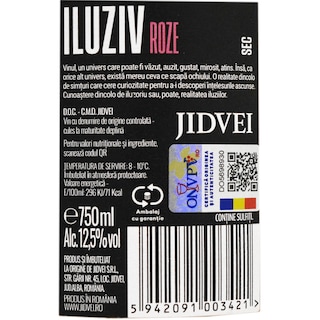 Iluziv | Vin roze sec 0.75L