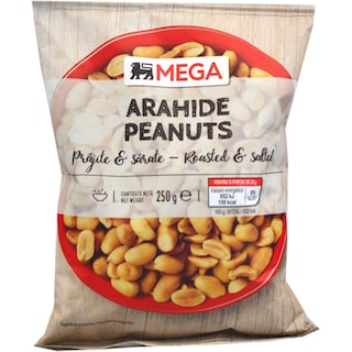 MEGA | Arahide prajite si sarate 250g
