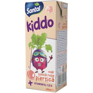 Santal | Bautura racoritoare cu mar, piersica, sfecla rosie 200ml