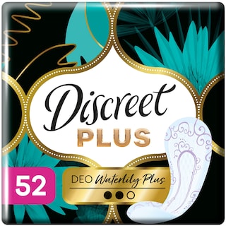Discreet | Absorbante zilnice Deo Waterlily Plus, 52 buc