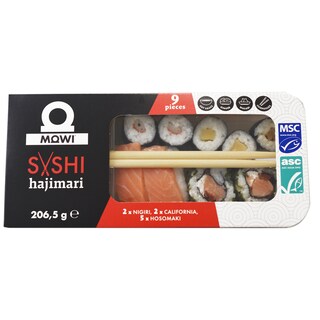 Mowi | Sushi hajimari, 9 bucati 206.5g