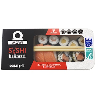 Mowi | Sushi hajimari, 9 bucati 206.5g