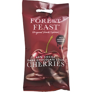 Forest Feast | Visine in ciocolata neagra 40g