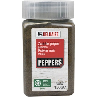 Delhaize | Piper negru macinat 150g