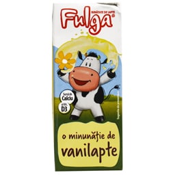 Fulga | Lapte UHT cu vanilie 200ml
