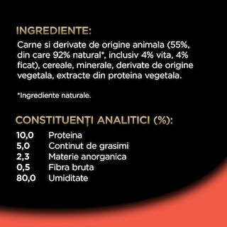 Cesar | Hrana umeda completa, pentru caini adulti, cu vita si ficat suculente 150g