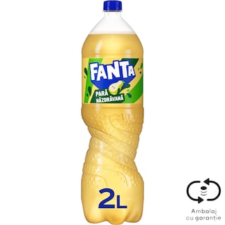 Fanta | Bautura racoritoare carbogazoasa cu suc de pere 2L