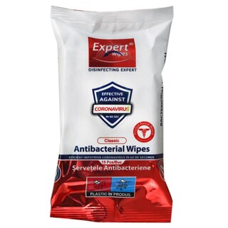 Servetele antibacteriene clasic 15 bucati