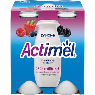 Actimel | Iaurt de baut cu fructe de padure 4x100g