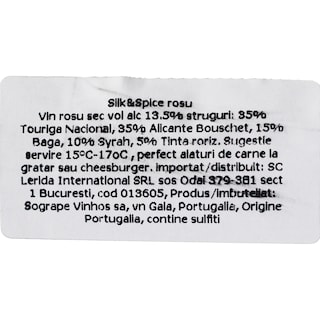 Silk&Spice | Vin rosu Red Blend 0.75L