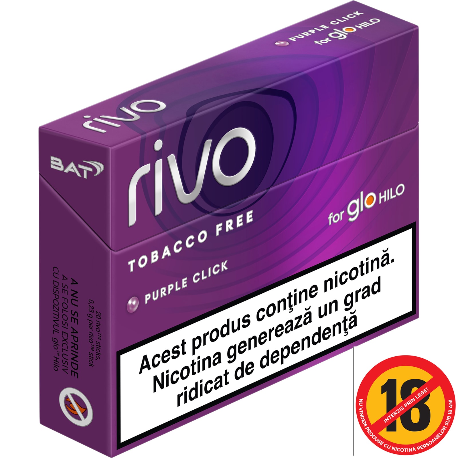 Rivo | Consumabile fara tutun Purple Click