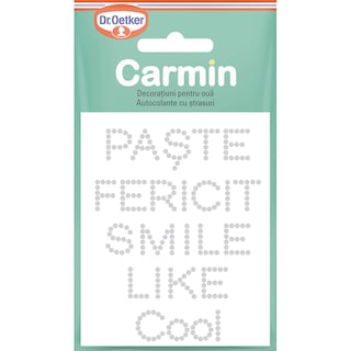 Dr. Oetker | Carmin | Decoratiuni pentru oua autocolante cu strasuri
