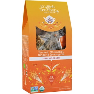 English Tea Shop | Ceai cu turmeric, ghimbir si lemongrass pyramid eco 30g