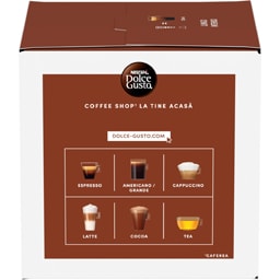 Nescafe | Dolce Gusto | Cafea Lungo Intenso, 16 capsule