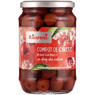Raureni | Compot de cirese 720g