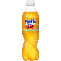 Fanta Zero Zahar | Bautura racoritoarea carbogazoasa cu gust de mango 0.5L