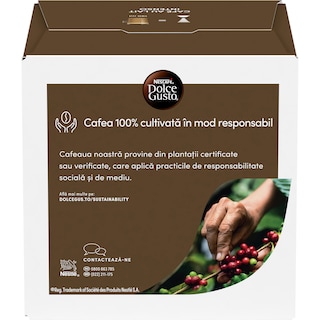 Nescafe | Dolce Gusto | Cafea Cafe au lait Intenso, 16 capsule