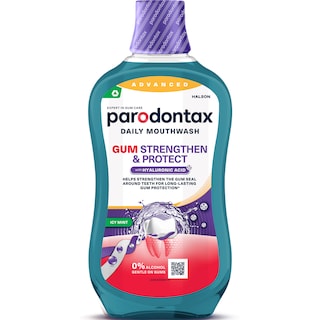 Parodontax | Apa de gura Gum Stregthen & Protect Icy Mint 500ml