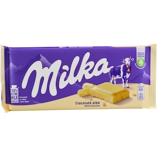 Milka | Ciocolata alba 100g