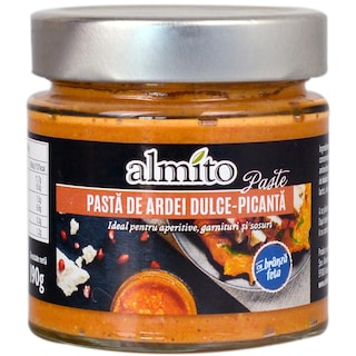 Almito | Pasta de ardei dulce - picanta, cu branza feta 190g