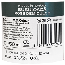 Cotnari | Vin rose demidulce 0.75L
