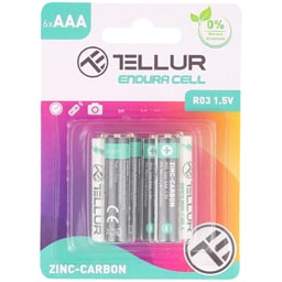 Baterie Endura Cell, zinc-carbon, AAA R03, 1.5V, 6 buc/set