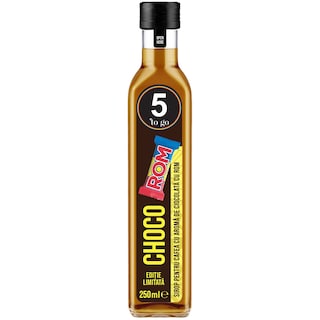 5ToGo | Sirop pentru cafea cu aroma de ciocolata cu rom 250ml
