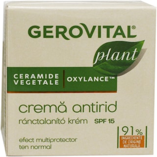 Gerovital | Plant | Crema antirid SPF15 50ml