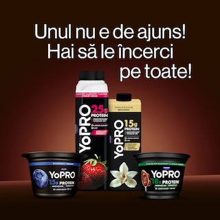 YoPRO | Iaurt bogat in proteine Stracciatella 160g