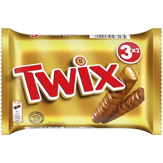 Twix | Baton cu biscuit si caramel invelit in ciocolata cu lapte 3x50g