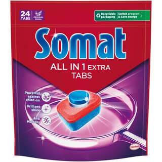 Somat | All in One | Detergent pentru masina de spalat vase 24 tablete