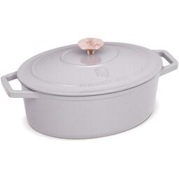 Berlinger Haus | Oala ovala din fonta emailata, cu capac, 30cm