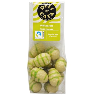 Delicata | Oua de ciocolata alba cu fistic 150g