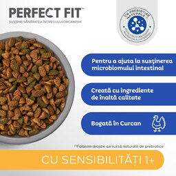 Perfect Fit | Hrana uscata, completa, pentru pisici adulte, bogat in curcan 750g